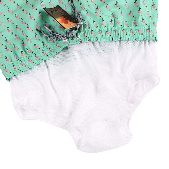 Boys' Swim Trunks Quick Dry Swimsuit with Liner Size 25 - Picture 3 of 5